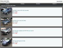 Tablet Screenshot of falcorautosales.net